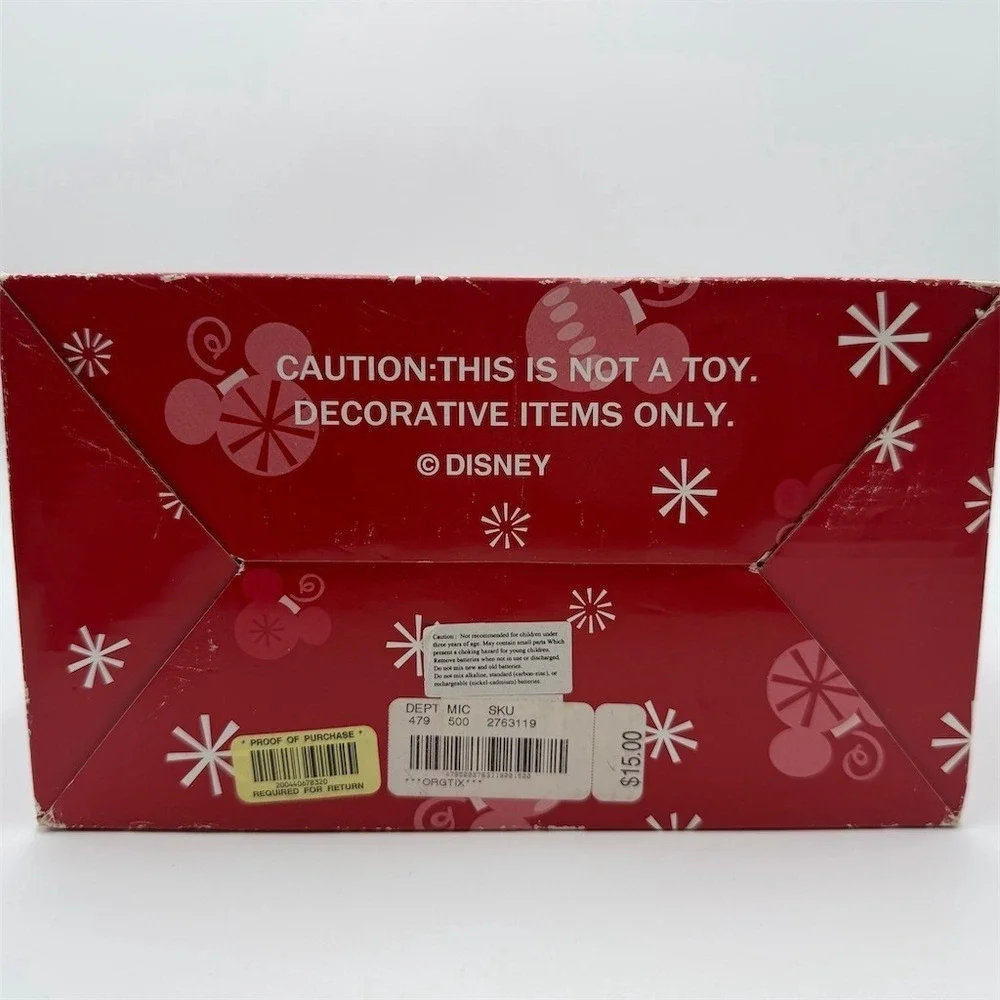 Disney Magical‎ Holidays 2008 Light-Up Train Engine Figurine Mickey w/ Box